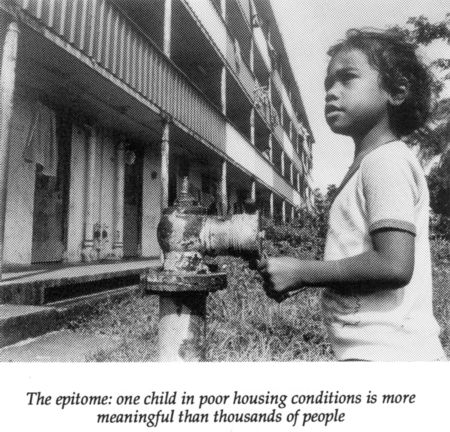 one child in poor housing